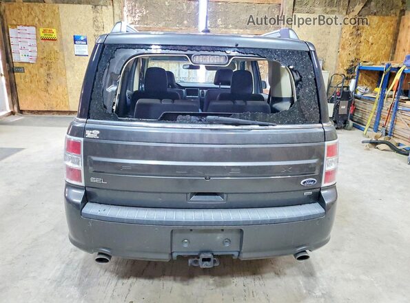 2FMHK6C81GBA07027 2016 FORD FLEX Charcoal უკანა ხედი