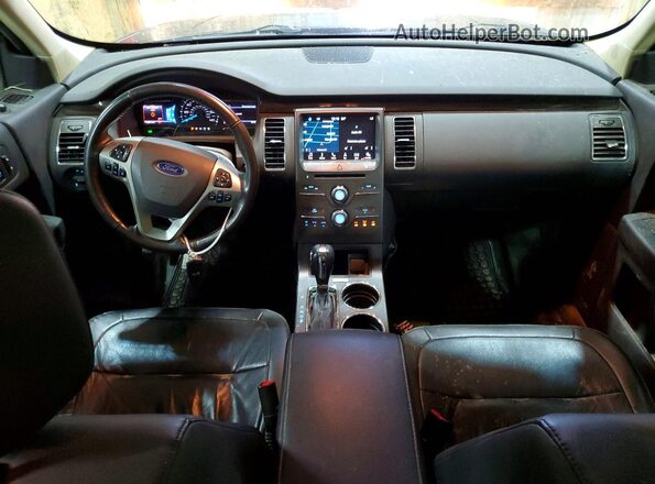 2FMHK6C81GBA07027 2016 FORD FLEX Charcoal წინა პანელის ხედი