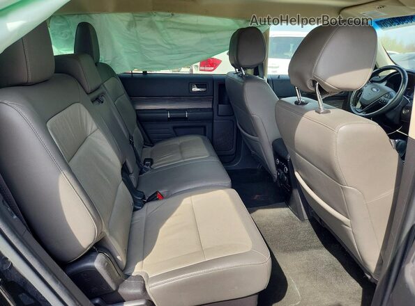2FMHK6C81GBA08694 2016 FORD FLEX Black Vista interior trasera