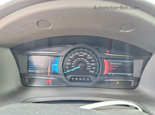 2FMHK6C81GBA08694 2016 FORD FLEX Black Vista del cuadro de instrumentos