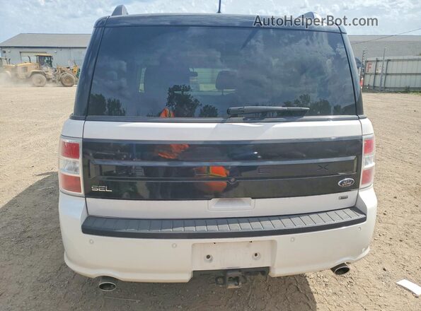 2FMHK6C81KBA28629 2019 FORD FLEX White Вид ззаду