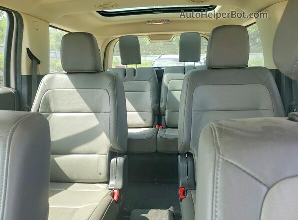 2FMHK6C81KBA28629 2019 FORD FLEX White Вид задніх сидінь