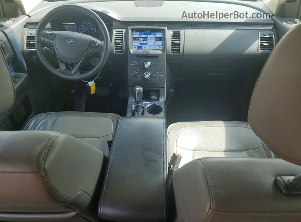 2FMHK6C81KBA28629 2019 FORD FLEX White Вид панелі приладів