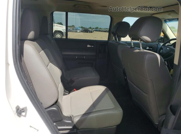 2FMHK6C81KBA28629 2019 FORD FLEX White Вид задньої частини салону
