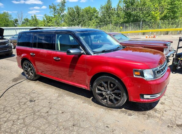 2FMHK6C82HBA06065 2017 FORD FLEX Red წინა მარჯვენა