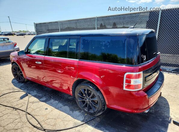 2FMHK6C82HBA06065 2017 FORD FLEX Red უკანა მარცხენა