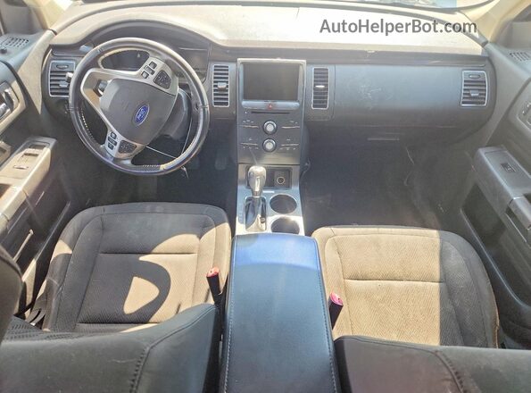2FMHK6C83GBA11967 2016 FORD FLEX Silver Dashboard view