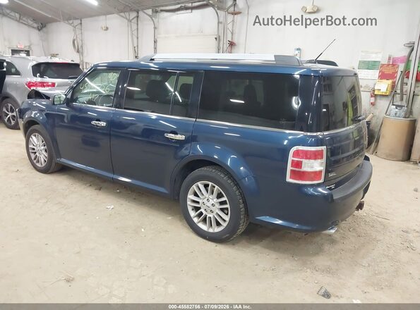 2FMHK6C83HBA10285 2017 FORD FLEX Синий Задняя левая четверть
