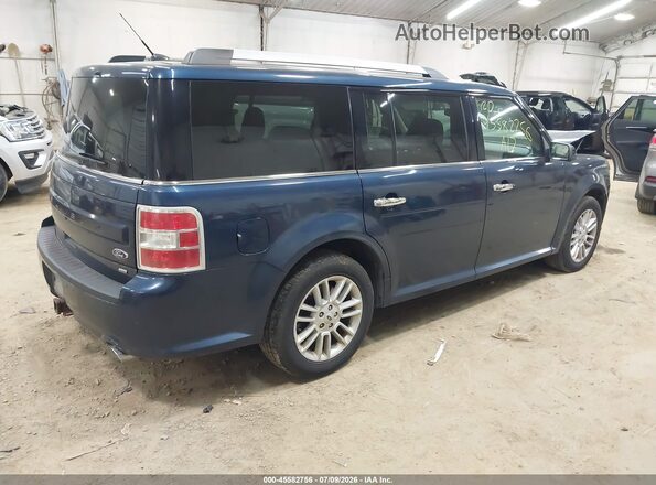 2FMHK6C83HBA10285 2017 FORD FLEX Синий Задняя правая четверть