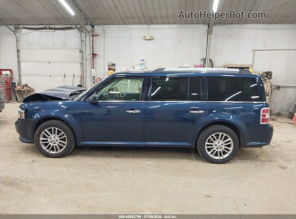 2FMHK6C83HBA10285 2017 FORD FLEX Синий Панорамный вид салона 360°