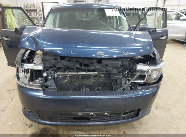 2FMHK6C83HBA10285 2017 FORD FLEX Синий Вид спереди