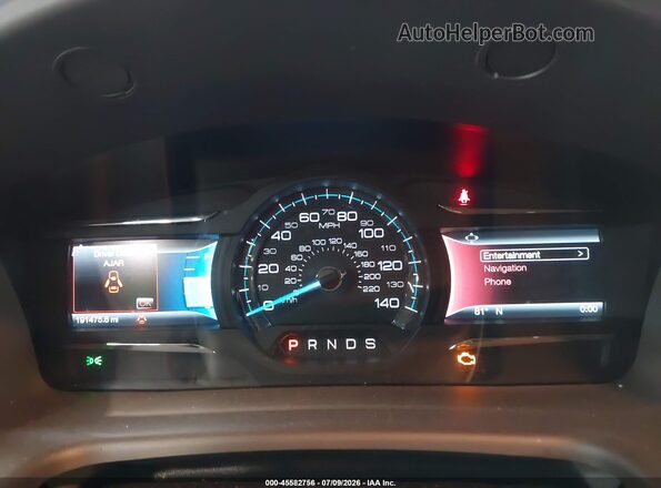 2FMHK6C83HBA10285 2017 FORD FLEX Синий Вид задних сидений