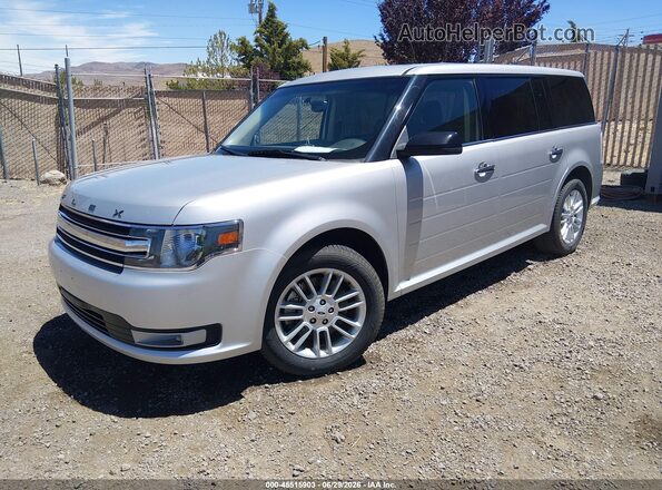 2FMHK6C83KBA31368 2019 FORD FLEX Silver წინა მარცხენა ხედი სამი მეოთხედიდან