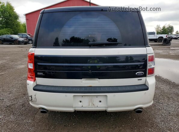 2FMHK6C84GBA08642 2016 FORD FLEX White Вид ззаду
