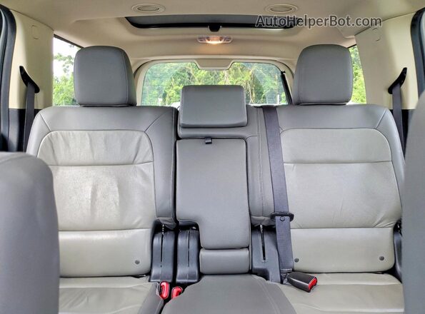 2FMHK6C84GBA08642 2016 FORD FLEX White Вид задніх сидінь