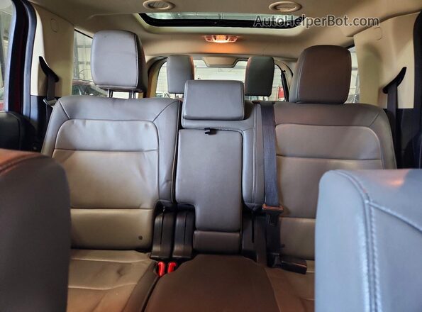 2FMHK6C84KBA19715 2019 FORD FLEX Red უკანა სავარძლების ხედი