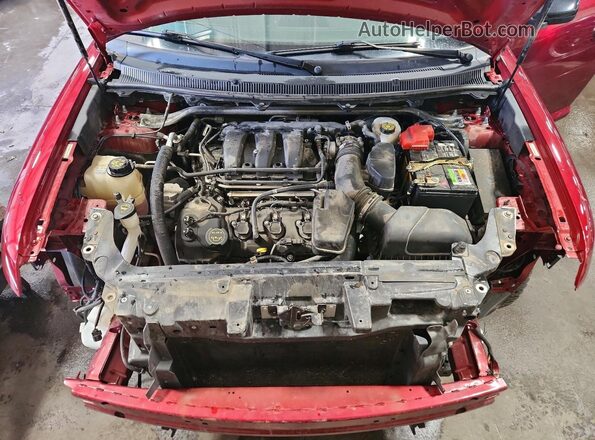 2FMHK6C84KBA19715 2019 FORD FLEX Red ძრავის განყოფილების ხედი