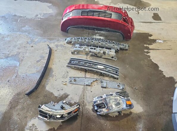 2FMHK6C84KBA19715 2019 FORD FLEX Red VIN კოდის სტიკერის ხედი