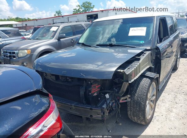 2FMHK6C85GBA01800 2016 FORD FLEX Gray Rear interior view