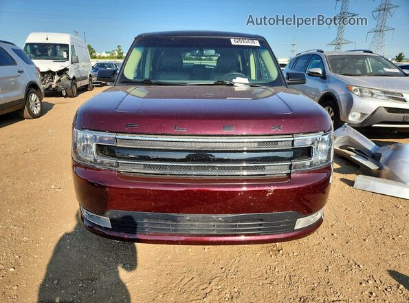 2FMHK6C85KBA04639 2019 FORD FLEX Burgundy Դիմացի տեսք