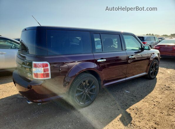 2FMHK6C85KBA04639 2019 FORD FLEX Burgundy Հետևի աջ