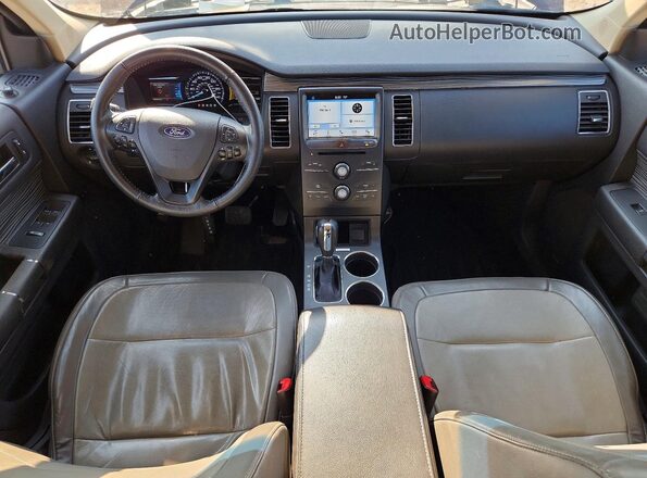 2FMHK6C85KBA04639 2019 FORD FLEX Burgundy Առջևի վահանակի տեսք