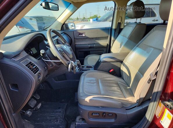 2FMHK6C85KBA04639 2019 FORD FLEX Burgundy Սալոնի դիմացի տեսք