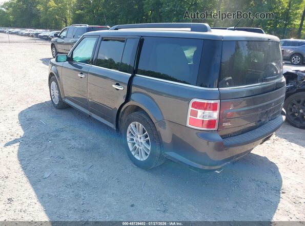 2FMHK6C86KBA36368 2019 FORD FLEX Gray Rear left