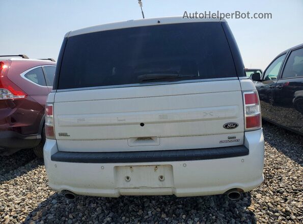 2FMHK6C87GBA11860 2016 FORD FLEX White Rear view