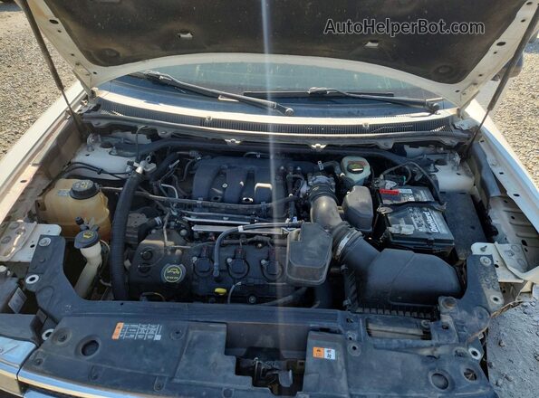 2FMHK6C87GBA11860 2016 FORD FLEX White Engine compartment view