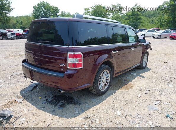 2FMHK6C87KBA14153 2019 FORD FLEX Maroon Հետևի աջ