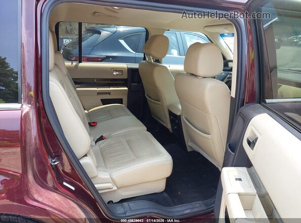 2FMHK6C87KBA14153 2019 FORD FLEX Maroon VIN կոդի պիտակի տեսք