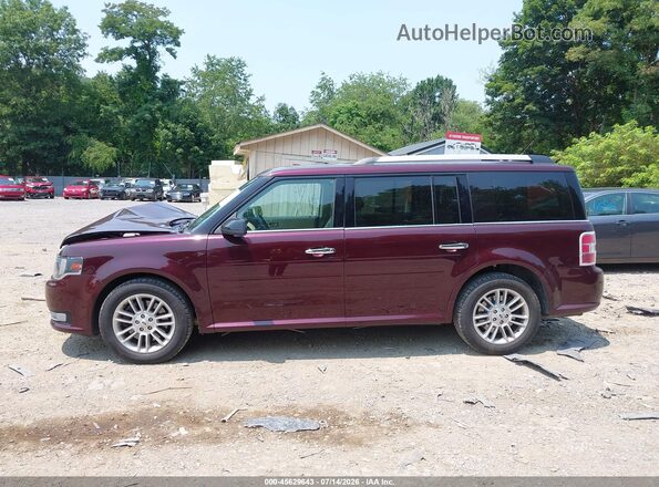 2FMHK6C87KBA14153 2019 FORD FLEX Maroon Սալոնի 360 աստիճան տեսք