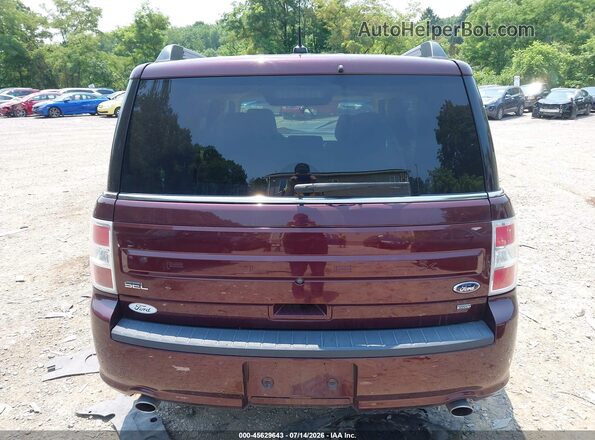 2FMHK6C87KBA14153 2019 FORD FLEX Maroon 