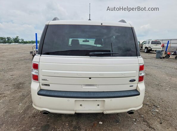 2FMHK6C87KBA32636 2019 FORD FLEX White Rear view