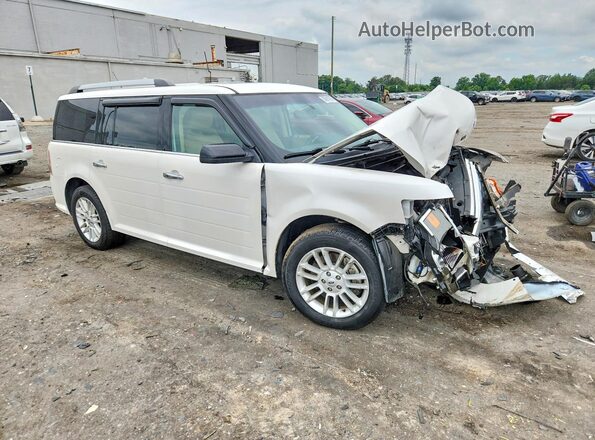 2FMHK6C87KBA32636 2019 FORD FLEX White Front right