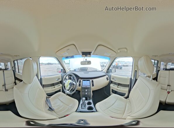 2FMHK6C87KBA32636 2019 FORD FLEX White 360 interior view