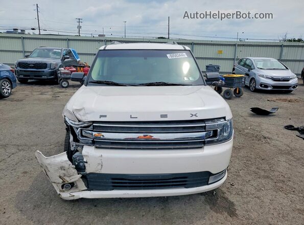 2FMHK6C88HBA10217 2017 FORD FLEX White Widok z przodu