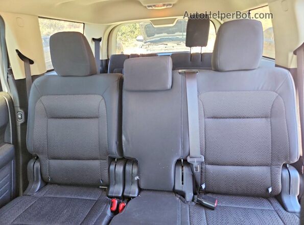 2FMHK6C88KBA19507 2019 FORD FLEX White Rear seats view
