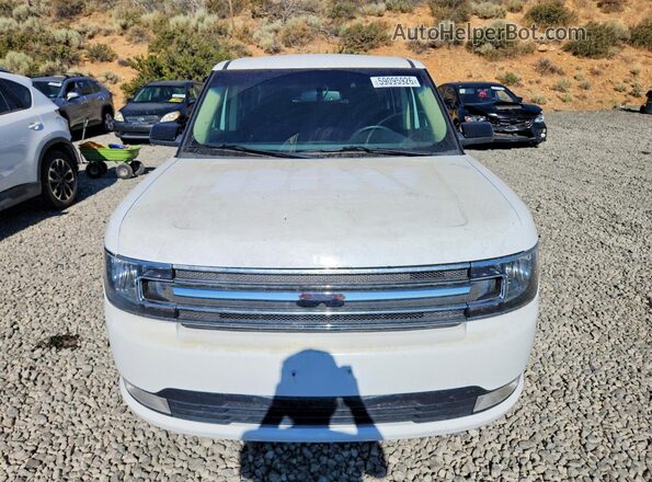 2FMHK6C88KBA19507 2019 FORD FLEX White Front view
