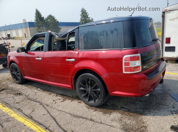 2FMHK6C88KBA32757 2019 FORD FLEX Red Rear left