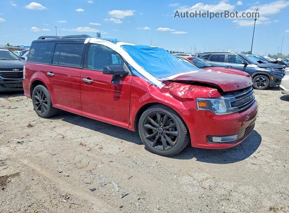 2FMHK6C88KBA32757 2019 FORD FLEX Red Front right