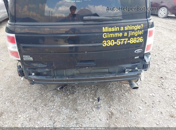 2FMHK6C88KBA37909 2019 FORD FLEX Black Front view
