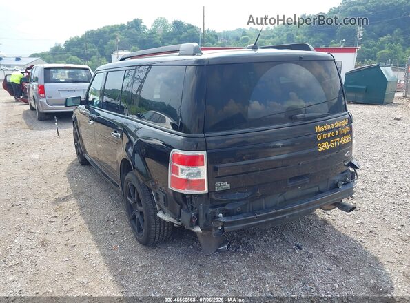 2FMHK6C88KBA37909 2019 FORD FLEX Black Rear left