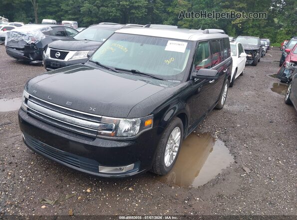 2FMHK6C89GBA21354 2016 FORD FLEX Черный Передняя левая четверть