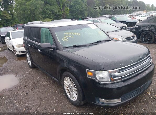 2FMHK6C89GBA21354 2016 FORD FLEX Черный Вид задней части салона