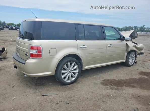 2FMHK6C89JBA17828 2018 FORD FLEX Золотой Задняя правая четверть