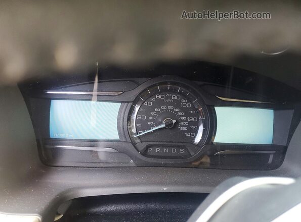 2FMHK6C89JBA17828 2018 FORD FLEX Золотой Вид щитка приборов