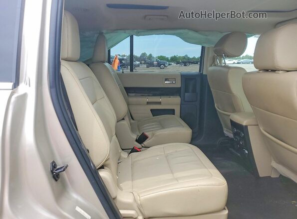 2FMHK6C89JBA17828 2018 FORD FLEX Золотой Вид задних сидений