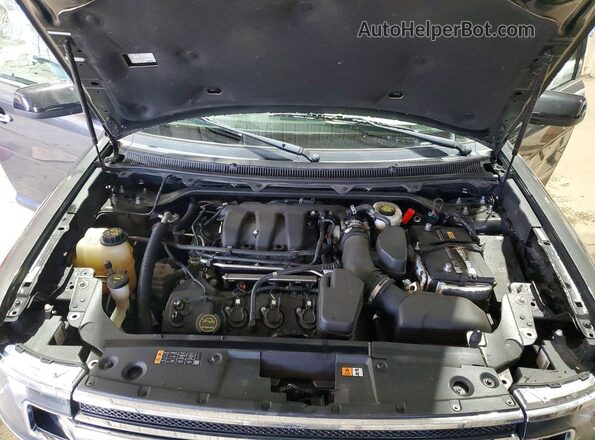 2FMHK6C89KBA07155 2019 FORD FLEX Charcoal ძრავის განყოფილების ხედი